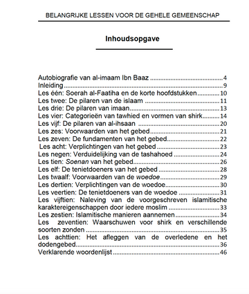 Belangrijke lessen voor de gehele gemeenschap