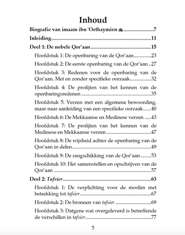 De fundamenten van tafsier