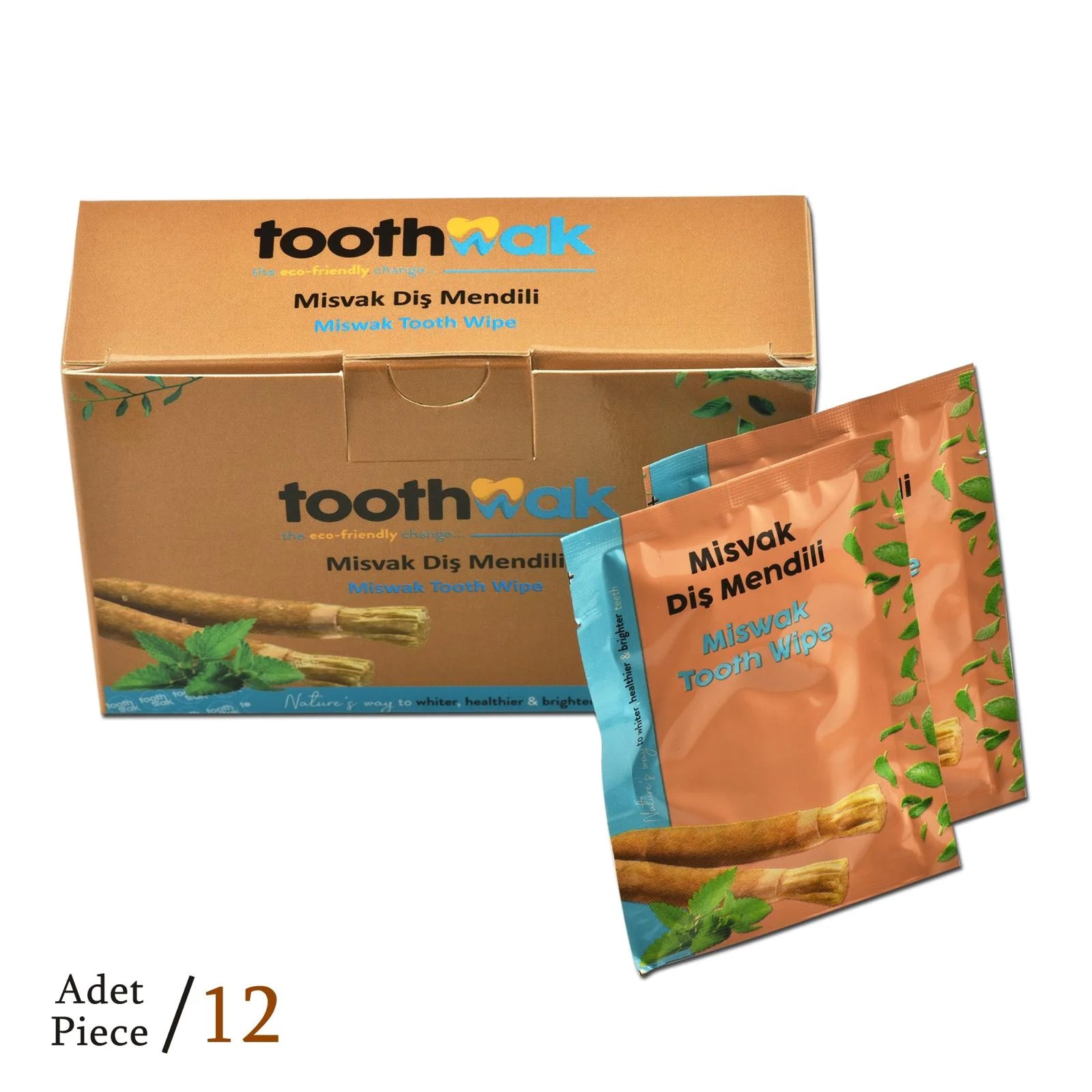Toothwak Miswak Tanden Doekjes – reisverpakking