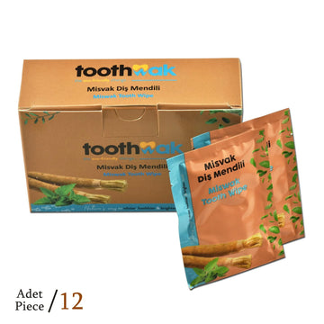 Toothwak Miswak Tanden Doekjes – reisverpakking