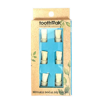 Toothwak Navulverpakking Borstelkoppen – 6 stuks
